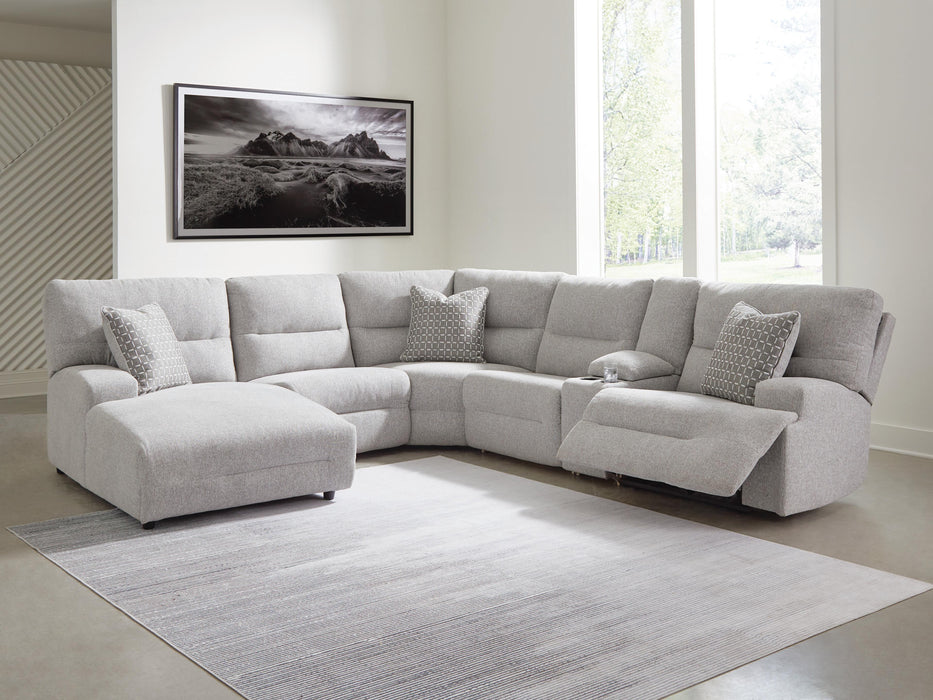 Acklen Place Power Reclining Sectional with Chaise - Massey's Furniture Barn (Watertown, NY) 