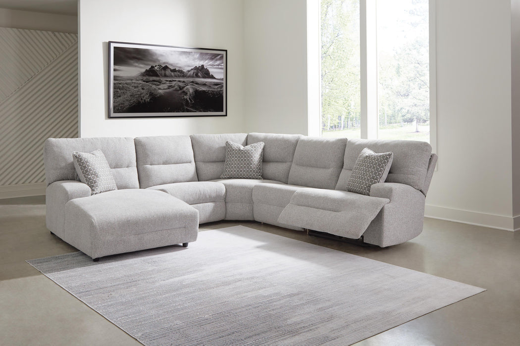 Acklen Place Power Reclining Sectional with Chaise - Massey's Furniture Barn (Watertown, NY) 