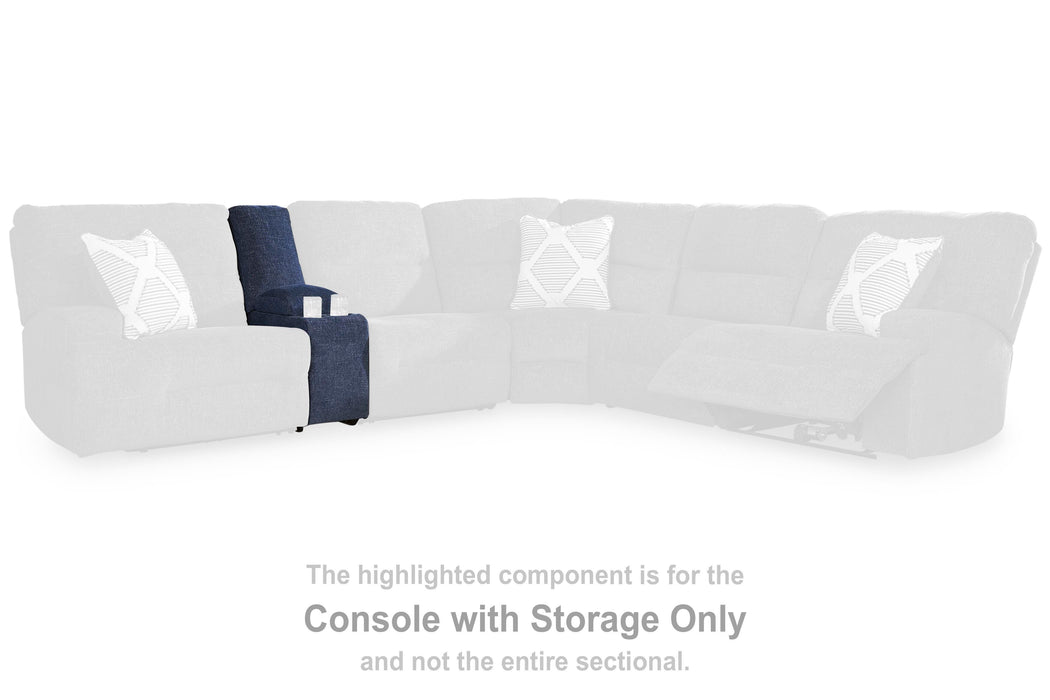 Acklen Place Power Reclining Sectional with Storage Console - Massey's Furniture Barn (Watertown, NY) 