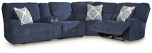 Acklen Place Power Reclining Sectional with Storage Console - Massey's Furniture Barn (Watertown, NY) 
