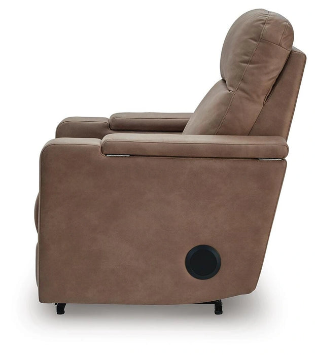 Flinlock Power Glider Recliner with Audio System - Massey's Furniture Barn (Watertown, NY) 