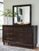 Dantenton Dresser and Mirror - Massey's Furniture Barn (Watertown, NY) 