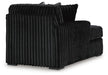 Midnight-Madness Sectional with Chaise - Massey's Furniture Barn (Watertown, NY) 