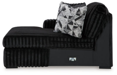 Midnight-Madness Super Chaise - Massey's Furniture Barn (Watertown, NY) 