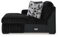 Midnight-Madness Sectional with Chaise - Massey's Furniture Barn (Watertown, NY) 