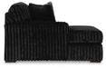 Midnight-Madness Sectional with Chaise - Massey's Furniture Barn (Watertown, NY) 