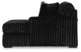 Midnight-Madness Sectional with Chaise - Massey's Furniture Barn (Watertown, NY) 
