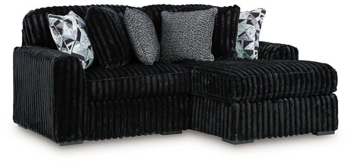 Midnight-Madness Sectional with Chaise - Massey's Furniture Barn (Watertown, NY) 