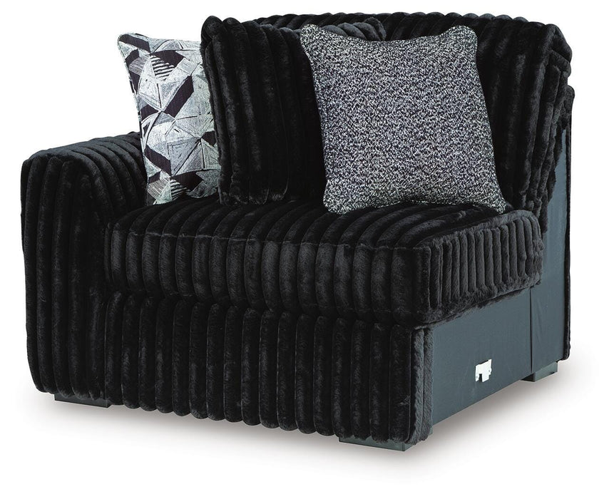 Midnight-Madness Sectional Sofa - Massey's Furniture Barn (Watertown, NY) 