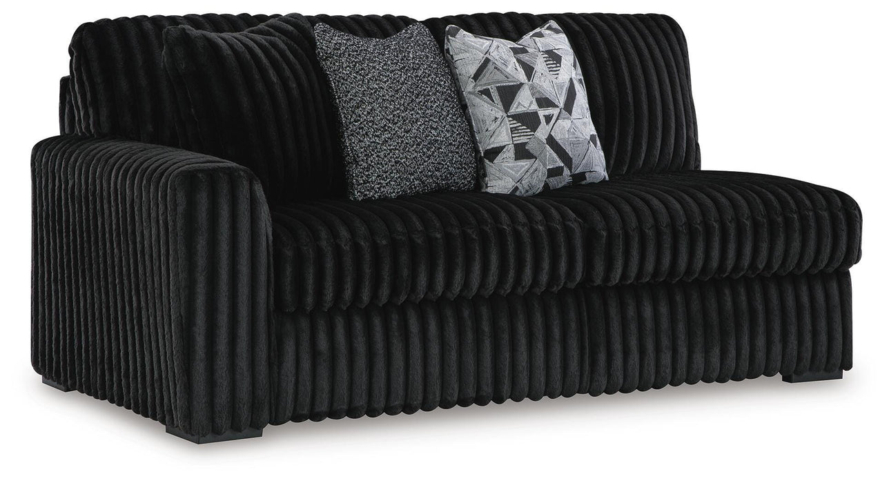 Midnight-Madness Sectional with Chaise - Massey's Furniture Barn (Watertown, NY) 