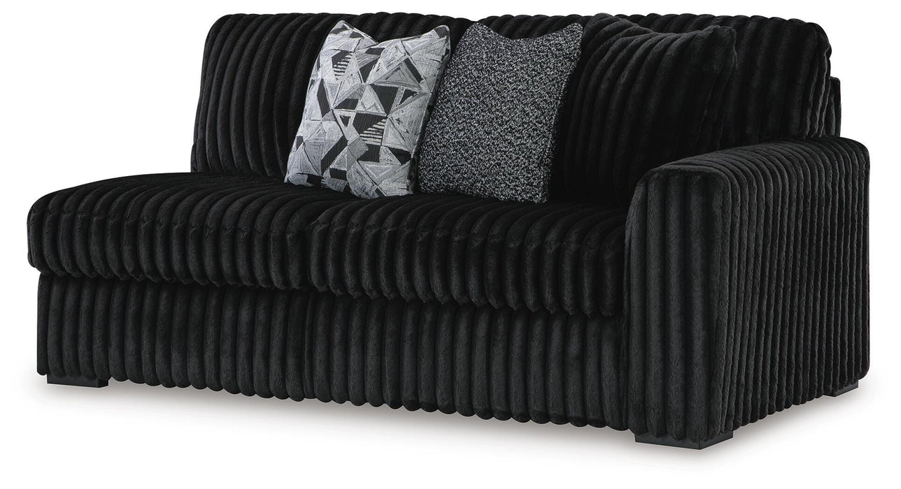 Midnight-Madness Sectional with Chaise - Massey's Furniture Barn (Watertown, NY) 