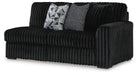 Midnight-Madness Sectional with Chaise - Massey's Furniture Barn (Watertown, NY) 