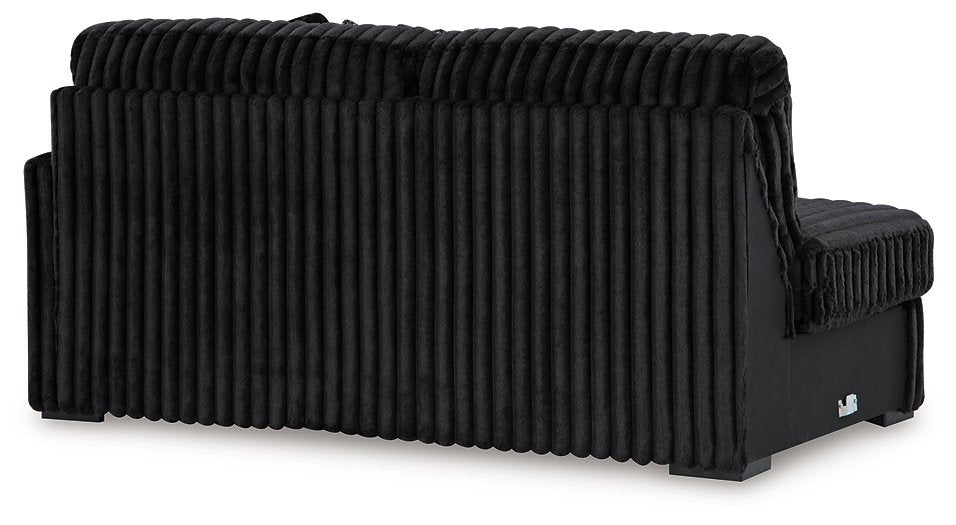 Midnight-Madness Sectional with Chaise - Massey's Furniture Barn (Watertown, NY) 