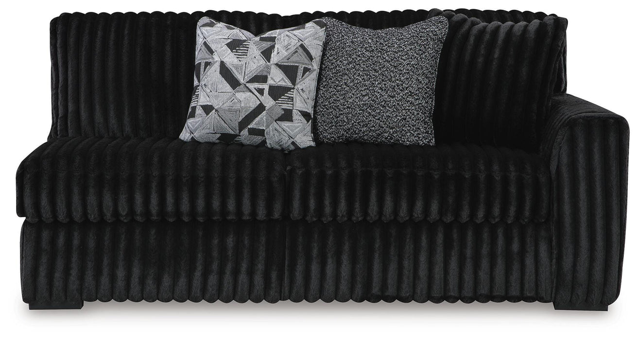 Midnight-Madness Sectional with Chaise - Massey's Furniture Barn (Watertown, NY) 