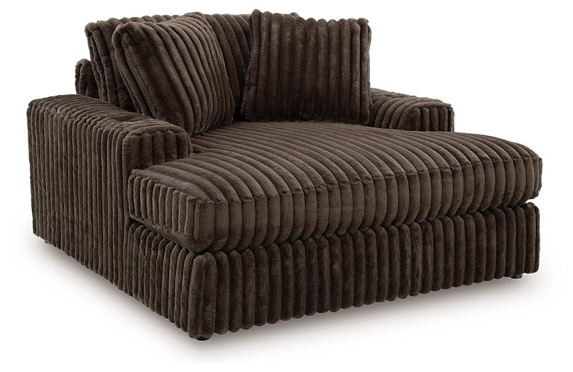 Midnight-Madness Oversized Chaise - Massey's Furniture Barn (Watertown, NY) 