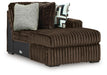 Midnight-Madness Sectional with Chaise - Massey's Furniture Barn (Watertown, NY) 