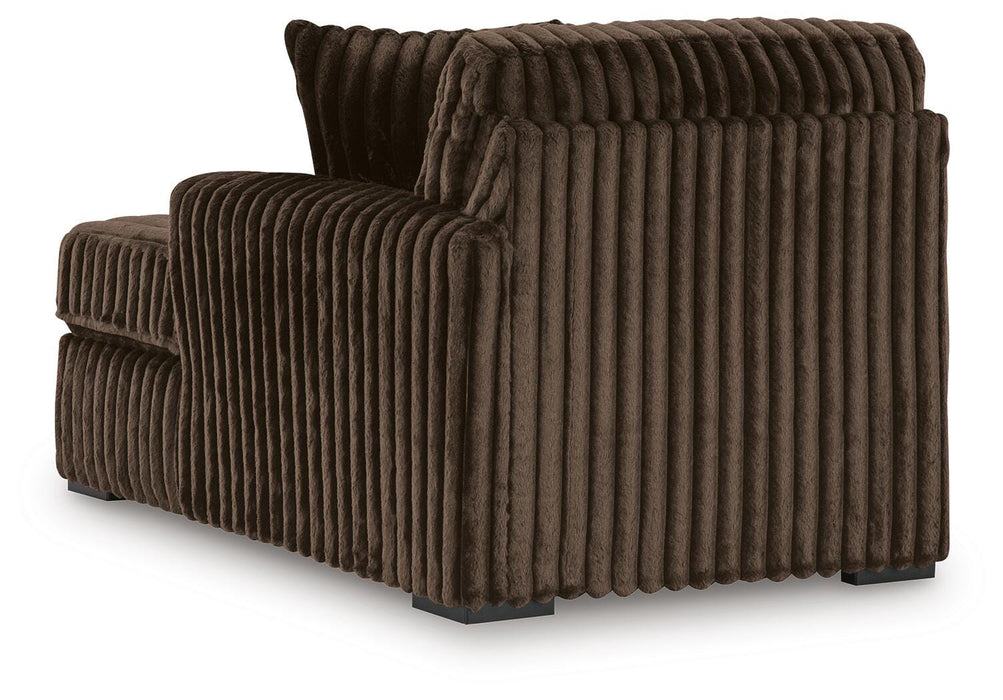 Midnight-Madness Sectional with Chaise - Massey's Furniture Barn (Watertown, NY) 