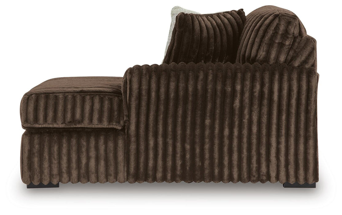 Midnight-Madness Sectional with Chaise - Massey's Furniture Barn (Watertown, NY) 