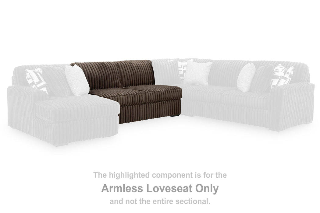 Midnight-Madness Sectional with Chaise - Massey's Furniture Barn (Watertown, NY) 