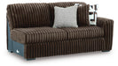 Midnight-Madness Sectional with Chaise - Massey's Furniture Barn (Watertown, NY) 