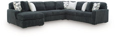 Midnight-Madness Sectional with Chaise - Massey's Furniture Barn (Watertown, NY) 