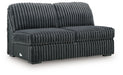 Midnight-Madness Double Chaise 3-Piece Sectional - Massey's Furniture Barn (Watertown, NY) 