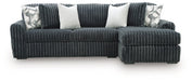 Midnight-Madness Sectional Sofa with Chaise - Massey's Furniture Barn (Watertown, NY) 
