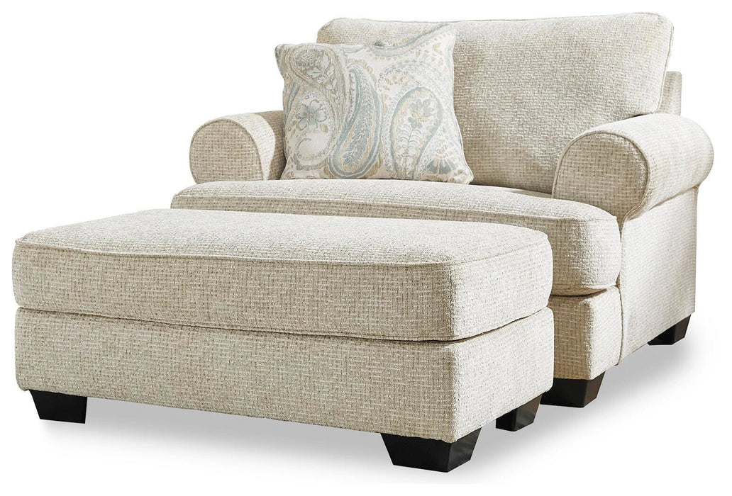 Monaghan Oversized Chair and Ottoman - Massey's Furniture Barn (Watertown, NY) 