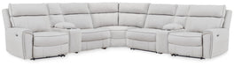 Grafton Pike Reclining Sectional with Storage Consoles - Massey's Furniture Barn (Watertown, NY) 