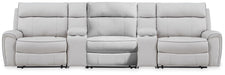 Grafton Pike Reclining Sectional with Storage Consoles - Massey's Furniture Barn (Watertown, NY) 