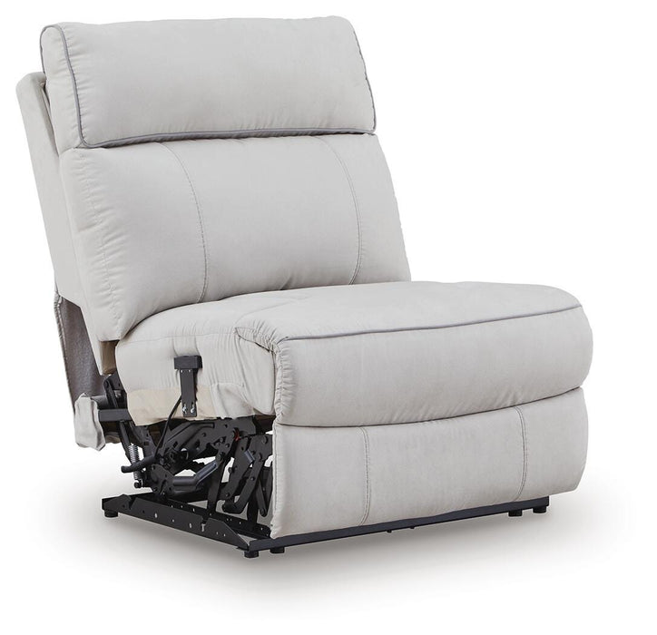 Grafton Pike Reclining Sectional with Storage Consoles - Massey's Furniture Barn (Watertown, NY) 