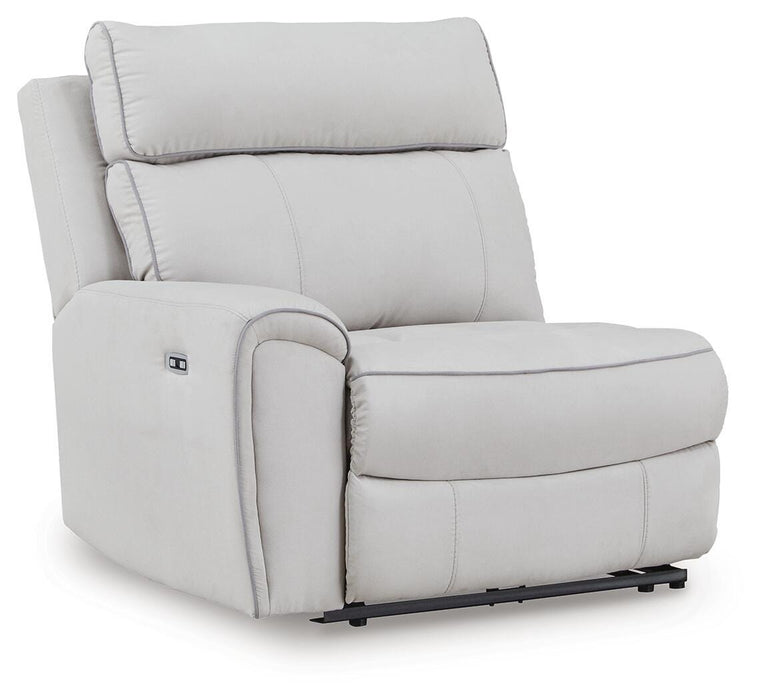 Grafton Pike Reclining Sectional with Storage Console - Massey's Furniture Barn (Watertown, NY) 