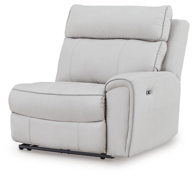 Grafton Pike Reclining Sectional with Storage Consoles - Massey's Furniture Barn (Watertown, NY) 