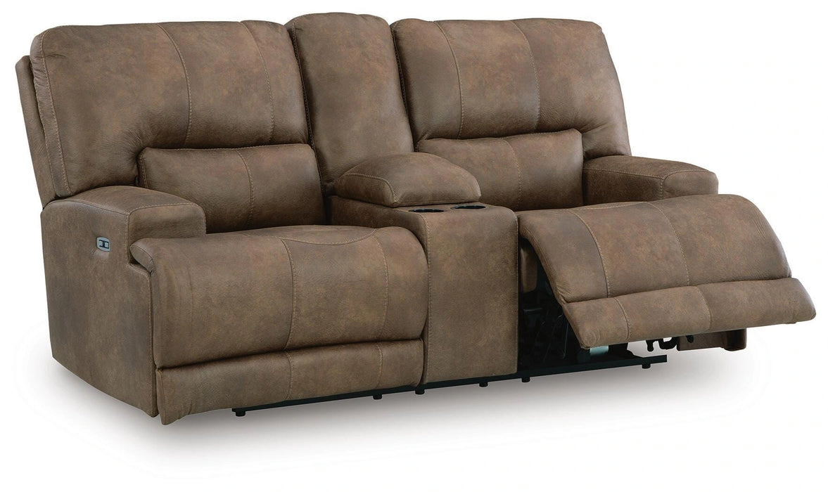Time-Piece Power Reclining Loveseat with Console
