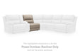 Brannigan Reclining Sectional with Storage Console - Massey's Furniture Barn (Watertown, NY) 
