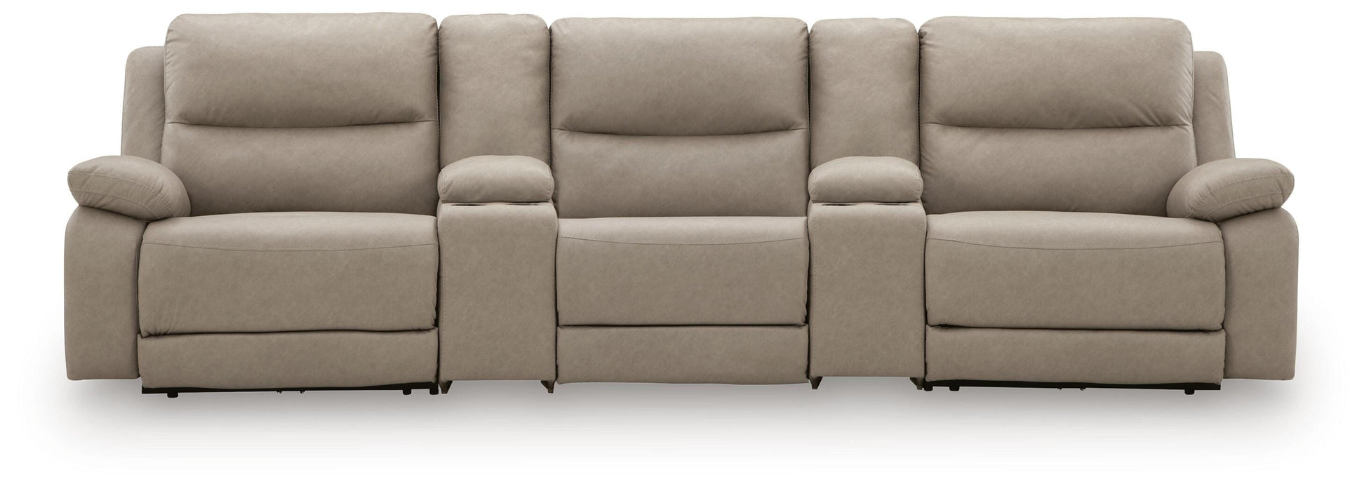 Brannigan Reclining Sectional with Storage Consoles - Massey's Furniture Barn (Watertown, NY) 