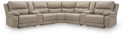 Brannigan Reclining Sectional with Storage Consoles - Massey's Furniture Barn (Watertown, NY) 