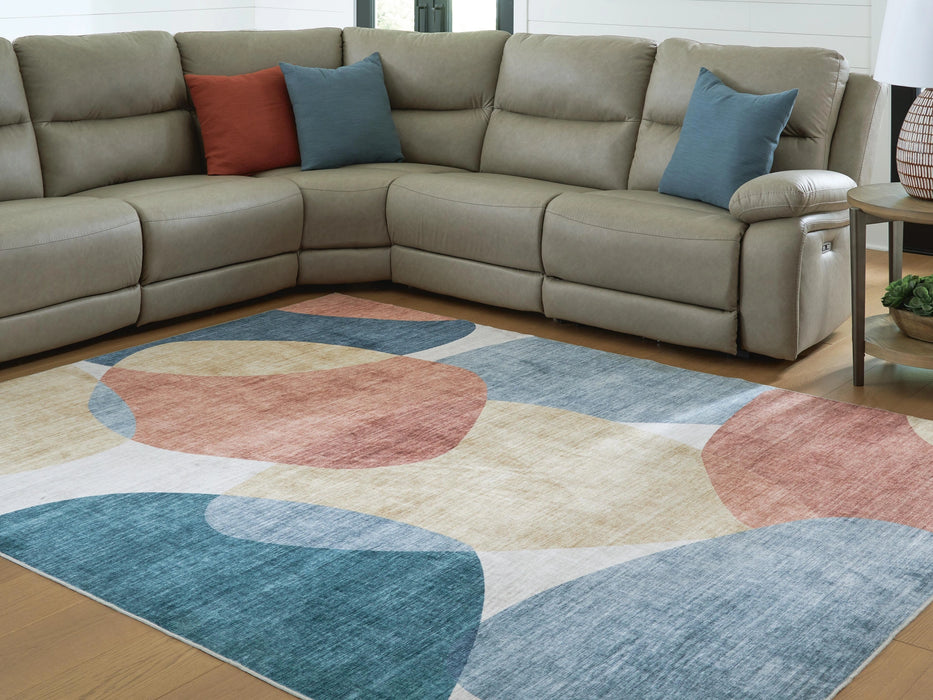 Chanleigh Washable 7'6" x 9'6" Area Rug - Massey's Furniture Barn (Watertown, NY) 