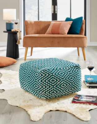 Brynnsen Pouf - Massey's Furniture Barn (Watertown, NY) 