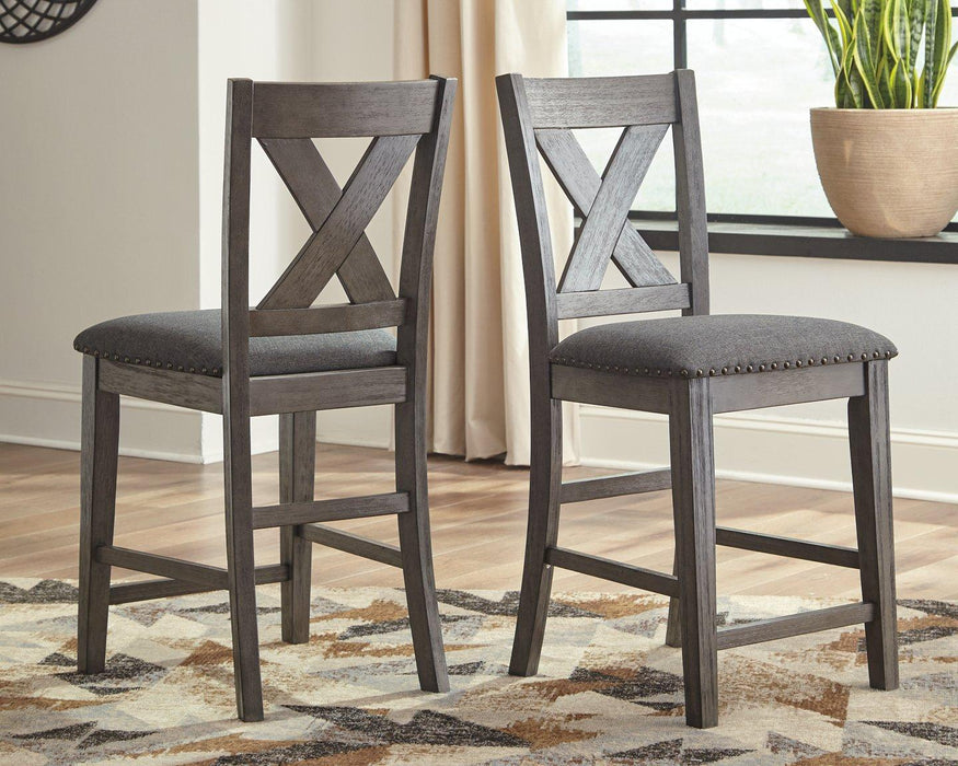Caitbrook Counter Height Upholstered Bar Stool - Massey's Furniture Barn (Watertown, NY) 