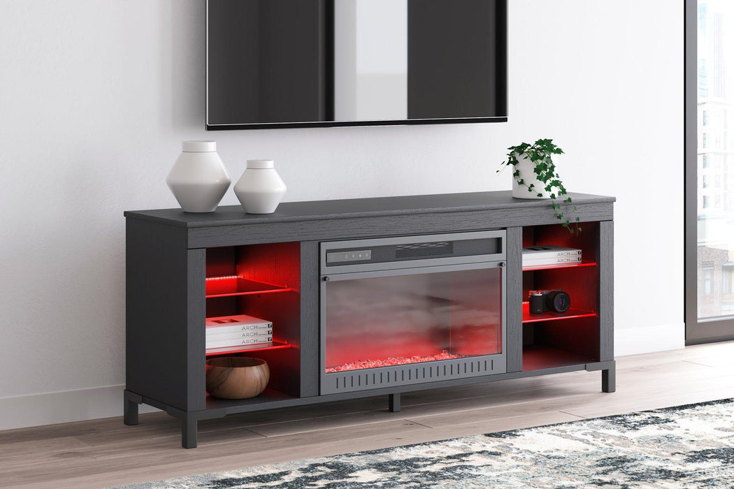 Cayberry 60" TV Stand with Electric Fireplace - Massey's Furniture Barn (Watertown, NY) 