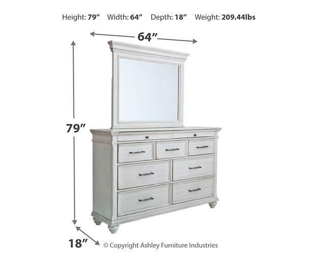 Kanwyn Dresser and Mirror - Massey's Furniture Barn (Watertown, NY) 