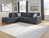 Altari Sleeper Sectional with Chaise - Massey's Furniture Barn (Watertown, NY) 