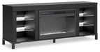 Cayberry 60" TV Stand with Electric Fireplace - Massey's Furniture Barn (Watertown, NY) 