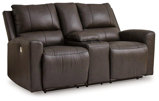 Boxmere Power Reclining Loveseat with Console - Massey's Furniture Barn (Watertown, NY) 