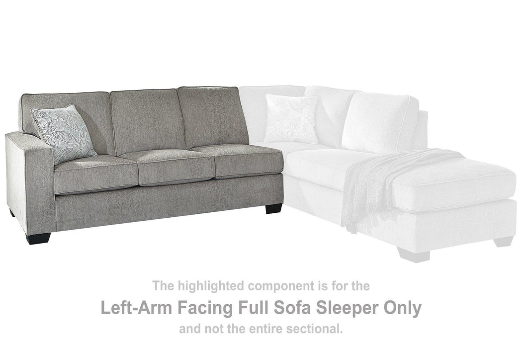 Altari Sleeper Sectional with Chaise - Massey's Furniture Barn (Watertown, NY) 