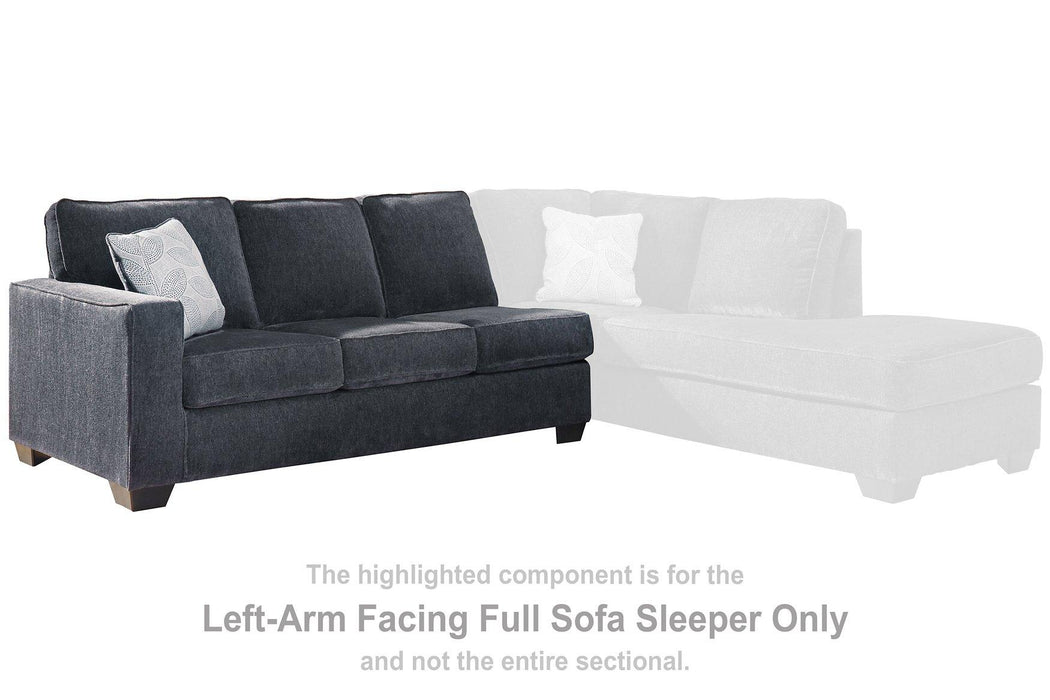 Altari Sleeper Sectional with Chaise - Massey's Furniture Barn (Watertown, NY) 