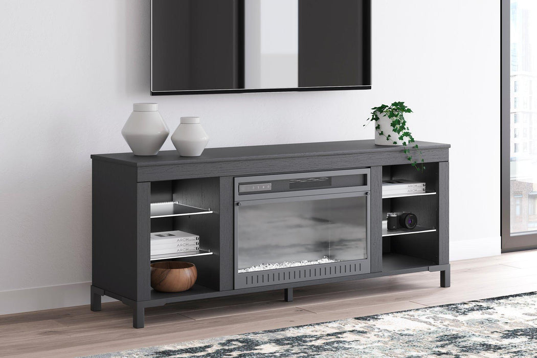 Cayberry 60" TV Stand with Electric Fireplace - Massey's Furniture Barn (Watertown, NY) 