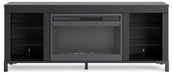 Cayberry 60" TV Stand with Electric Fireplace - Massey's Furniture Barn (Watertown, NY) 