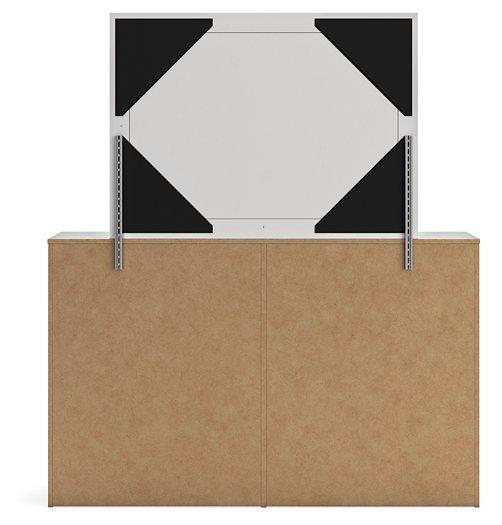 Cayboni Dresser and Mirror - Massey's Furniture Barn (Watertown, NY) 